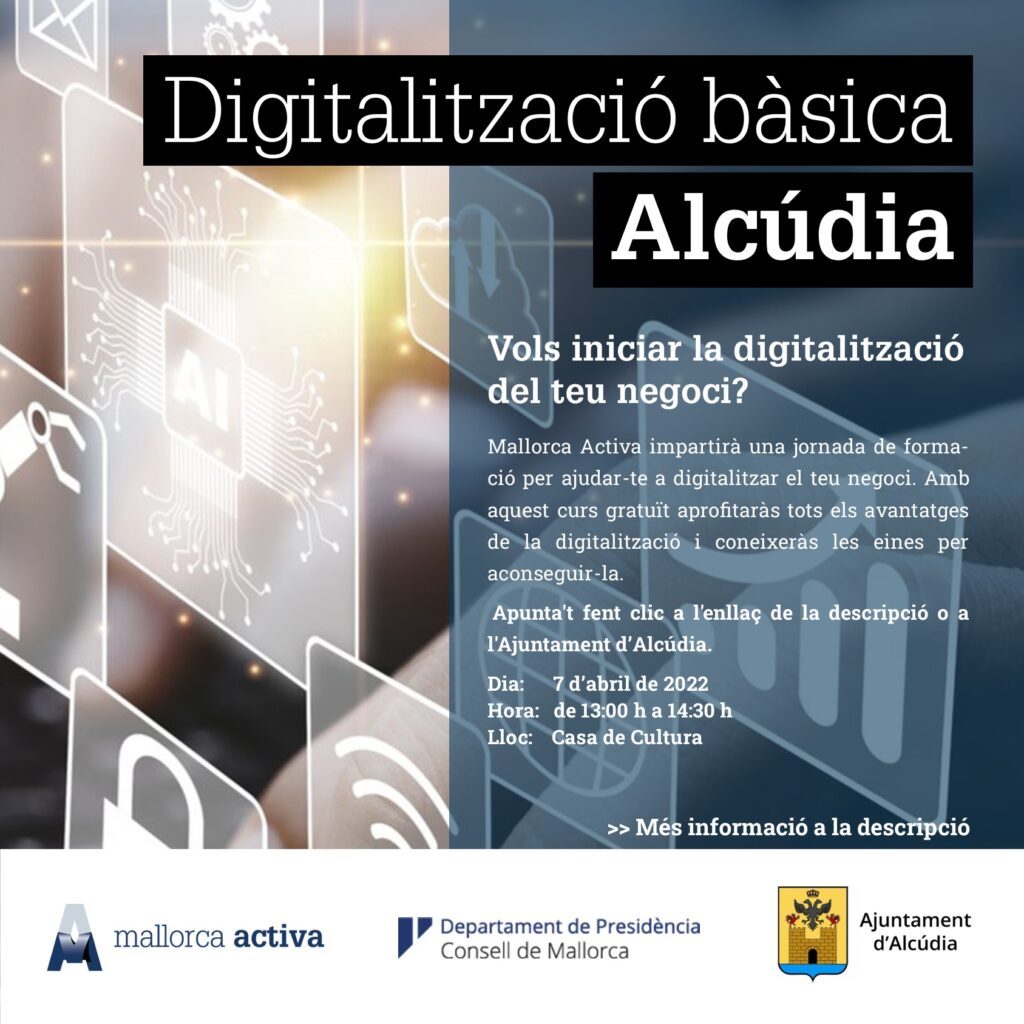 Jornades de Digitalització Mallorca Activa Alcúdia