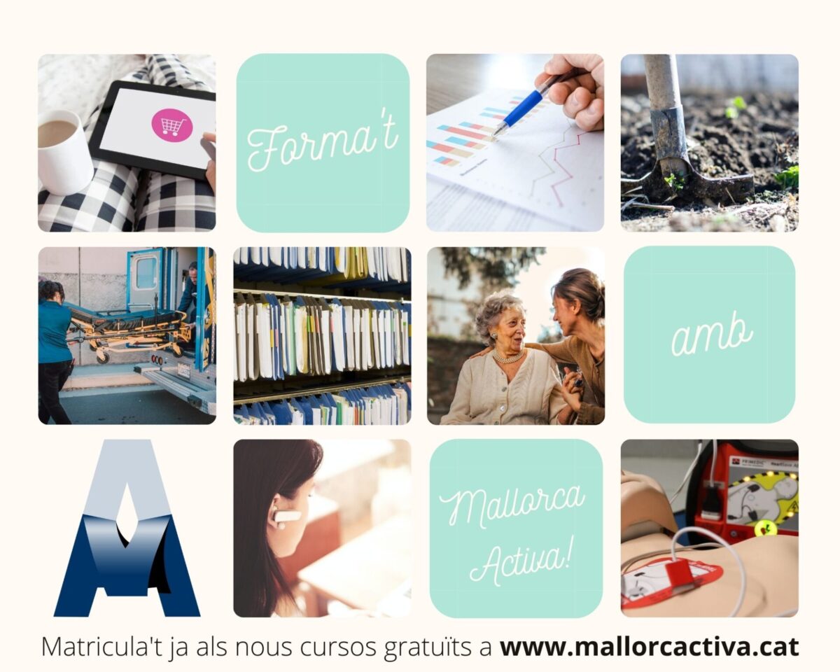 Nuevos cursos gratuitos de Mallorca Activa. Abril 2022