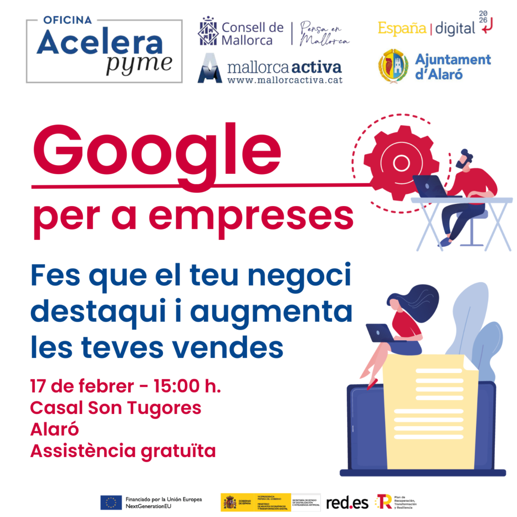 Jornada Google per a empreses. Alaró.