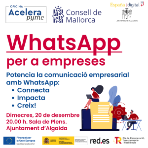 WhatsApp per a empreses. Algaida